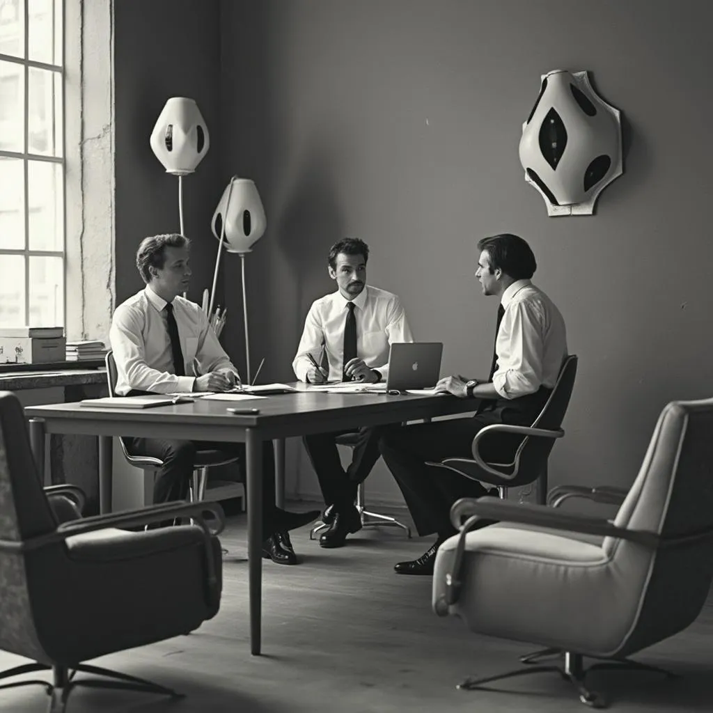 Fundadores de ConsultAr en la oficina original