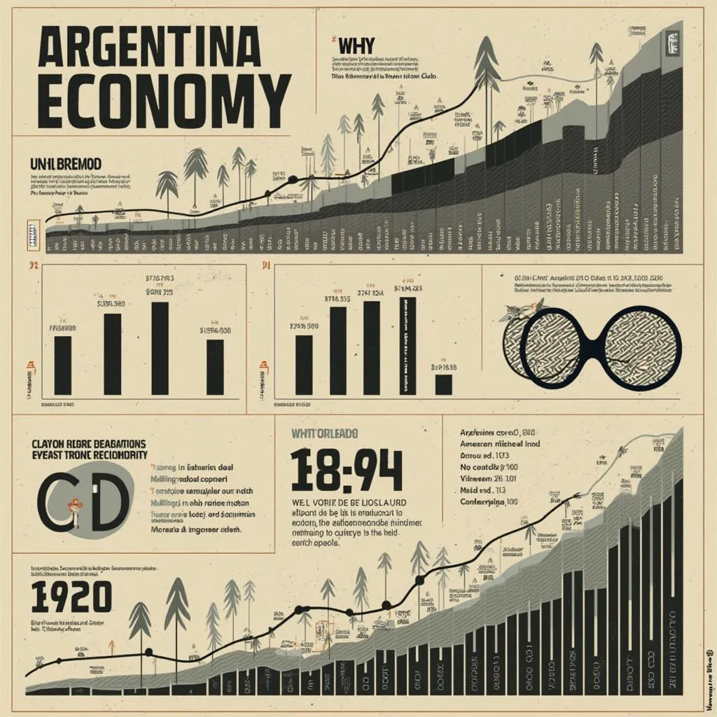 Infografía sobre economía argentina